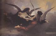 Adolphe William Bouguereau A Soul Brought to Heaven (mk26) painting